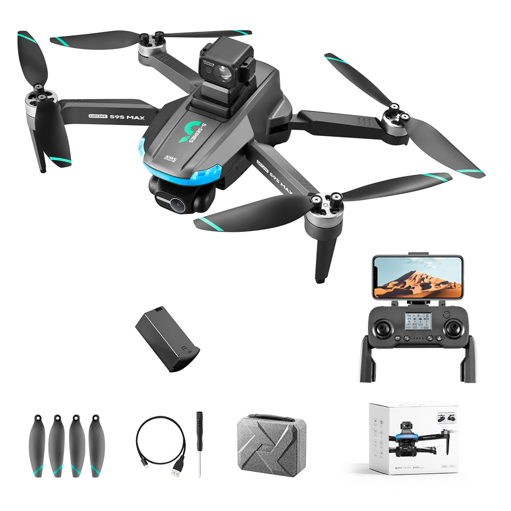 S9S 2.7K Camera 5G 2 Axis Gimbal ELS Stabilization System Brushless Drone, with 1 Battery S9S 2.7K Camera 5G 2 Axis Gimbal ELS Stabilization System Brushless Drone, with 1 Battery